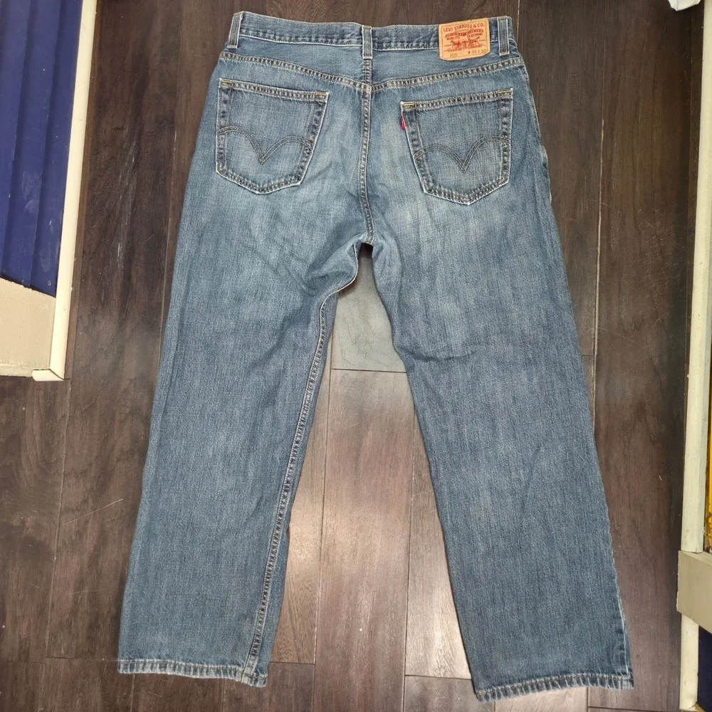 Vintage Y2K Levis 559 Denim Jeans 36x30  Distressed Relaxed Straight Hi-rise